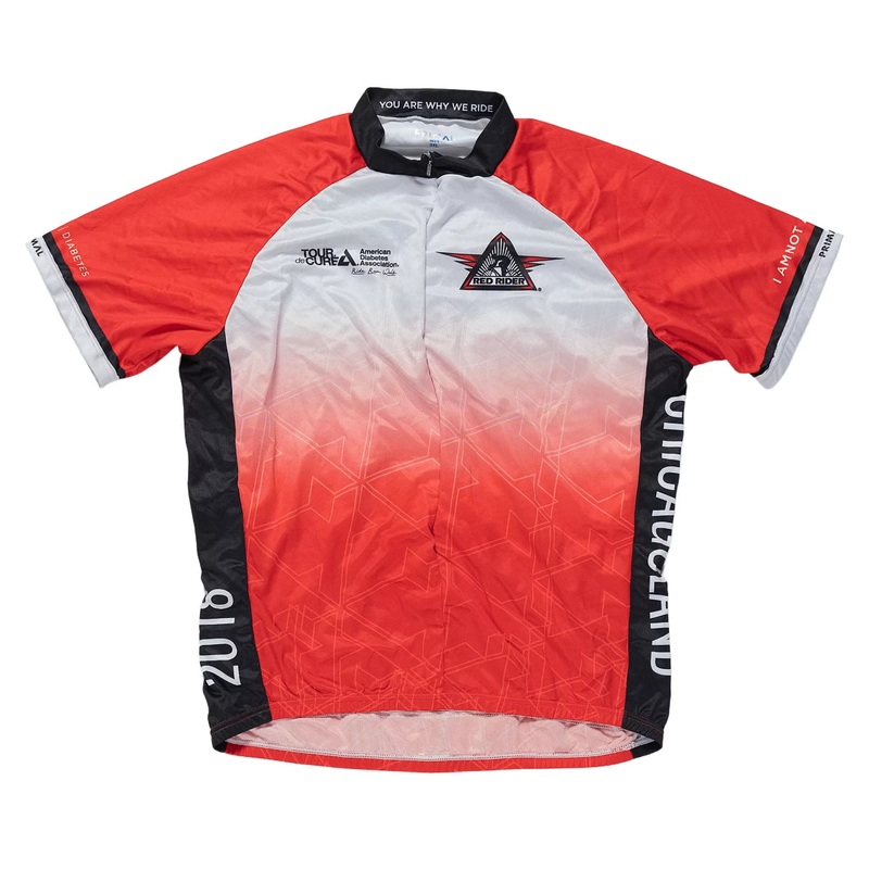 Primal Wear 3/4-Zip Cycling Jersey - Men's 3XL Red/White
