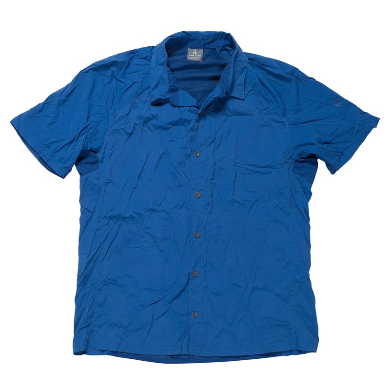 Sierra Designs Button-Up Tech Tee - Men's XL Blue