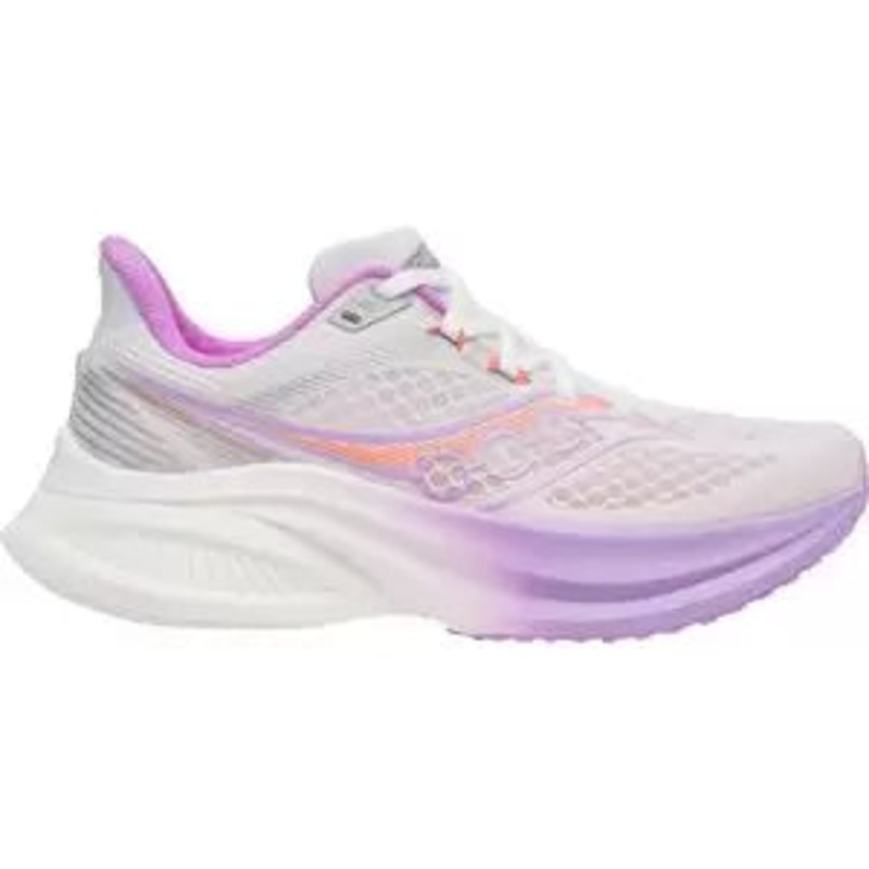 Saucony Endorphin Speed 5 Running Shoe 9 White/Crocus