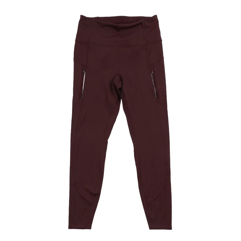 Athleta Rainier High Rise Leggings - Women's S Maroon