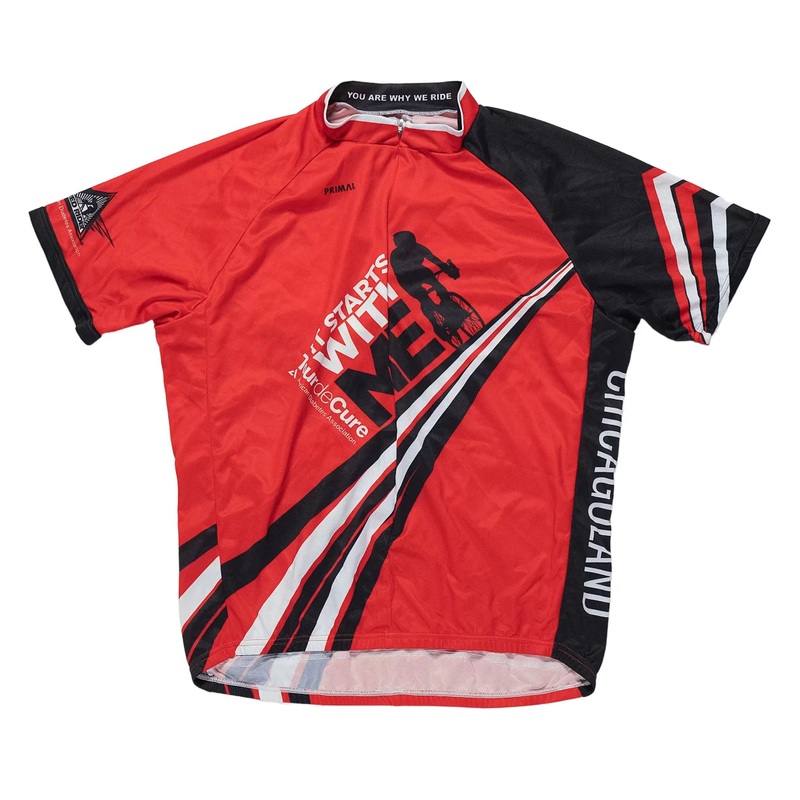 Primal Wear 3/4-Zip Cycling Jersey - Men's 3XL Red/Black