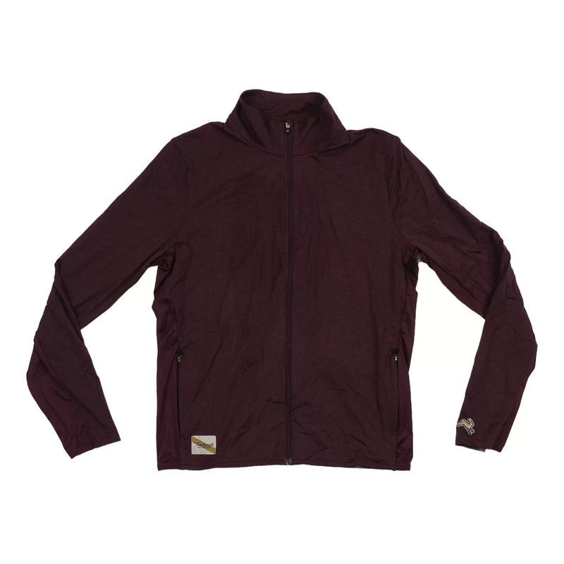 Tracksmith Session Full-Zip Long Sleeve - Women's S Purple