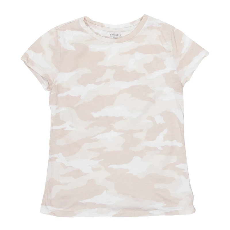 Athleta Short Sleeve T-Shirt S Camo
