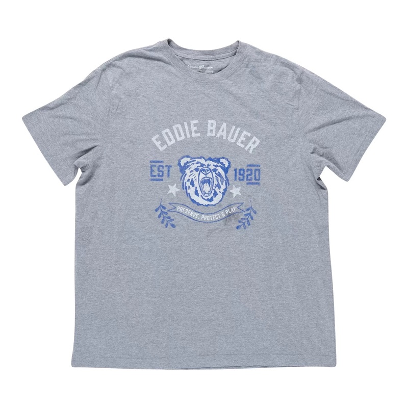 Eddie Bauer Graphic TShirt - Men's L Gray