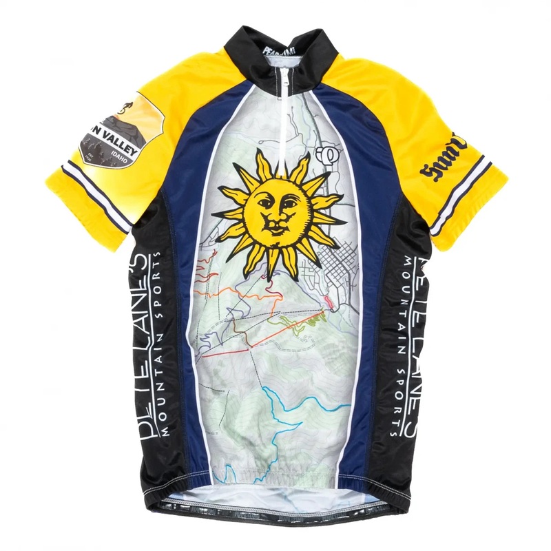 Pearl Izumi Cycling Jersey Sun Valley Idaho - Youth Large Purple/Yellow