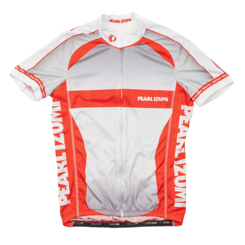 Pearl Izumi ELITE LTD Jersey - Men's S White/Orange