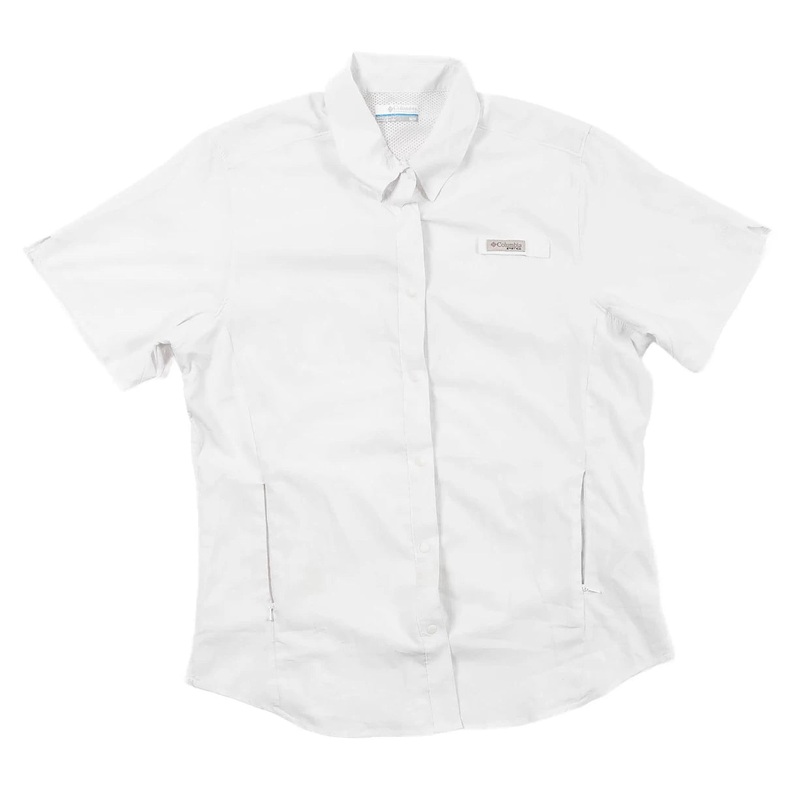 Columbia PFG Tamiami II Short Sleeve Shirt M White