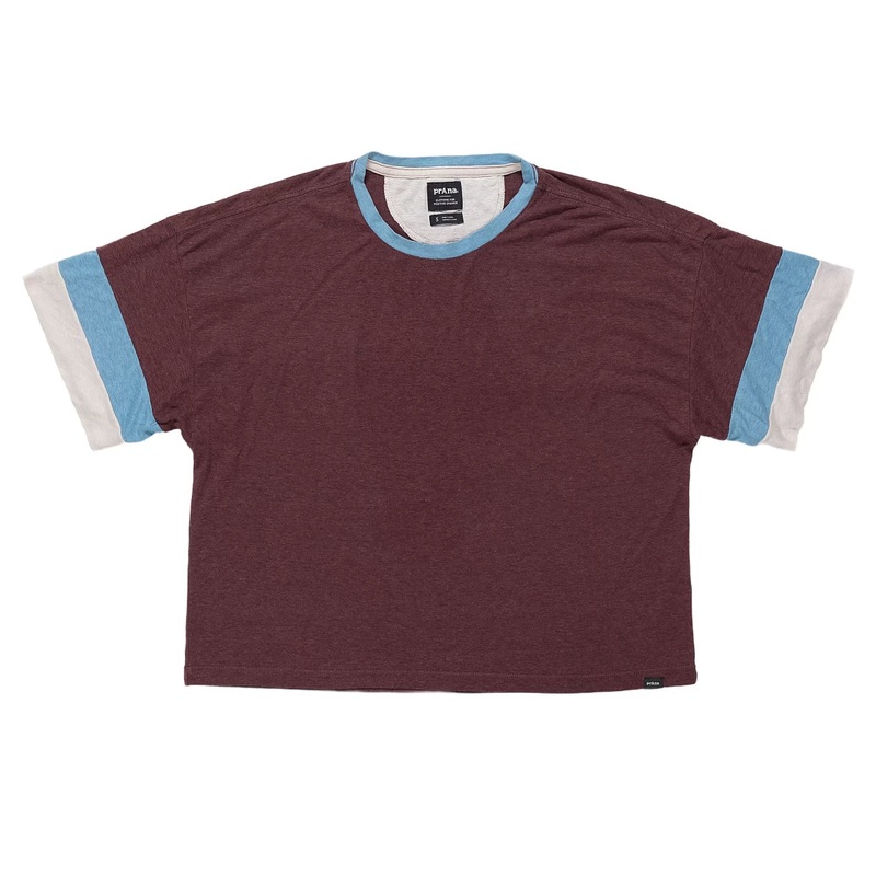 PrAna Cozy Up Tee - Women's S Red