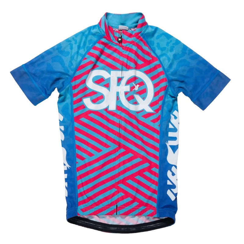 Smashfest Queen Cycling Jersey - Women's S Pink/Blue