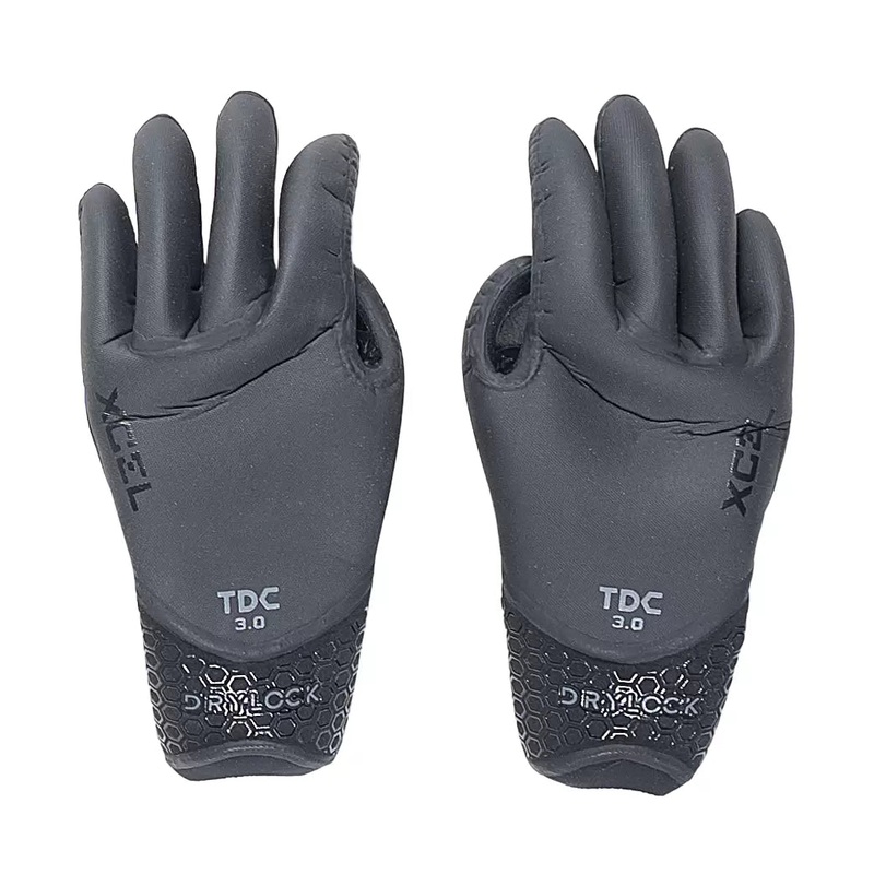 XCEL Drylock Texture Skin 5 Finger Glove 3mm - Men's S Black