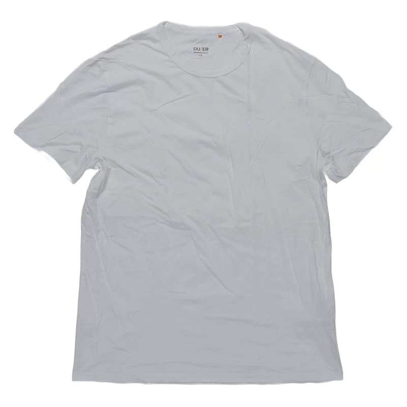 DU/ER PurePima Only Tee - Men's L White