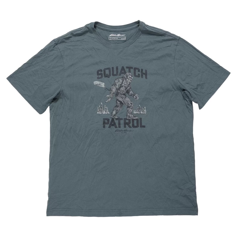 Eddie Bauer Sasquatch Patrol T-Shirt - Men's L Green