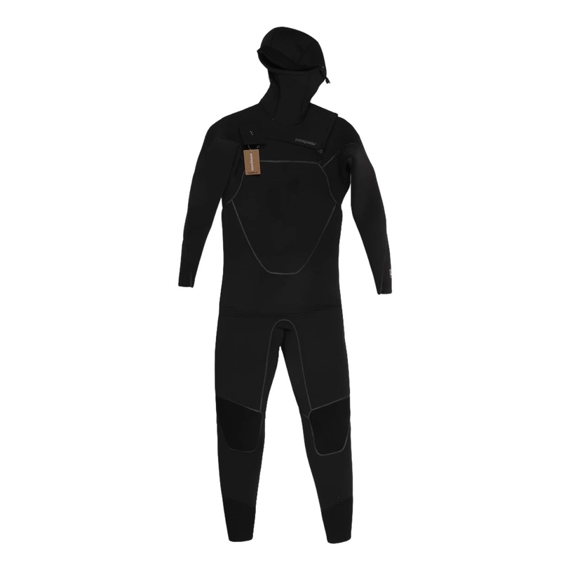 Patagonia R5 Yulex Front-Zip Hooded Full Suit - Men's M Black