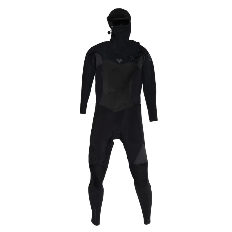 Roxy Syncro 5/4/3 Hooded Full-Zip GBS Wetsuit - Women's 10 Black