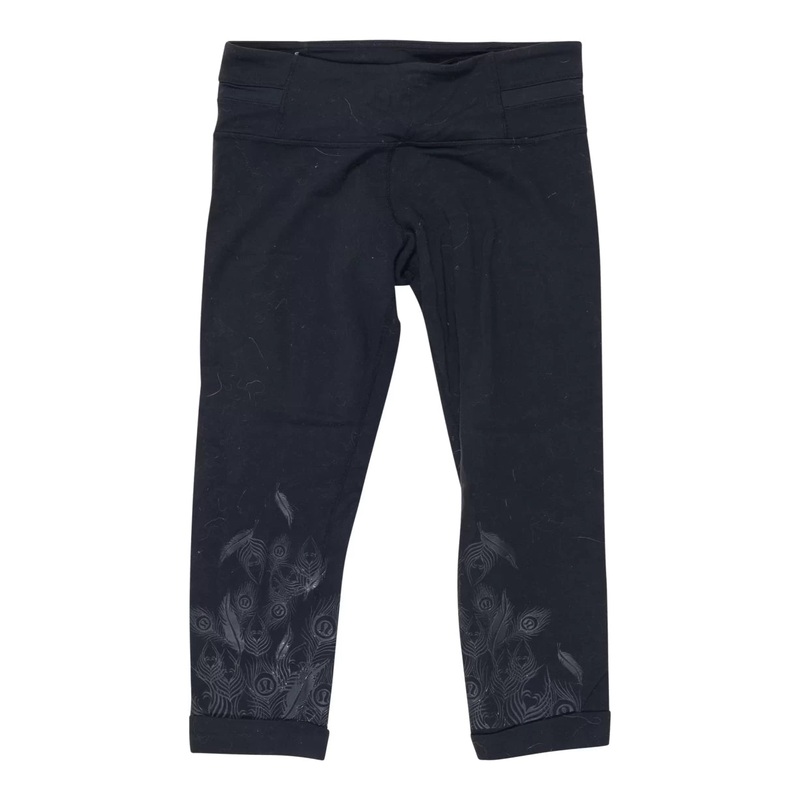 Lululemon Acro Crop Leggings - Women's 6 Black