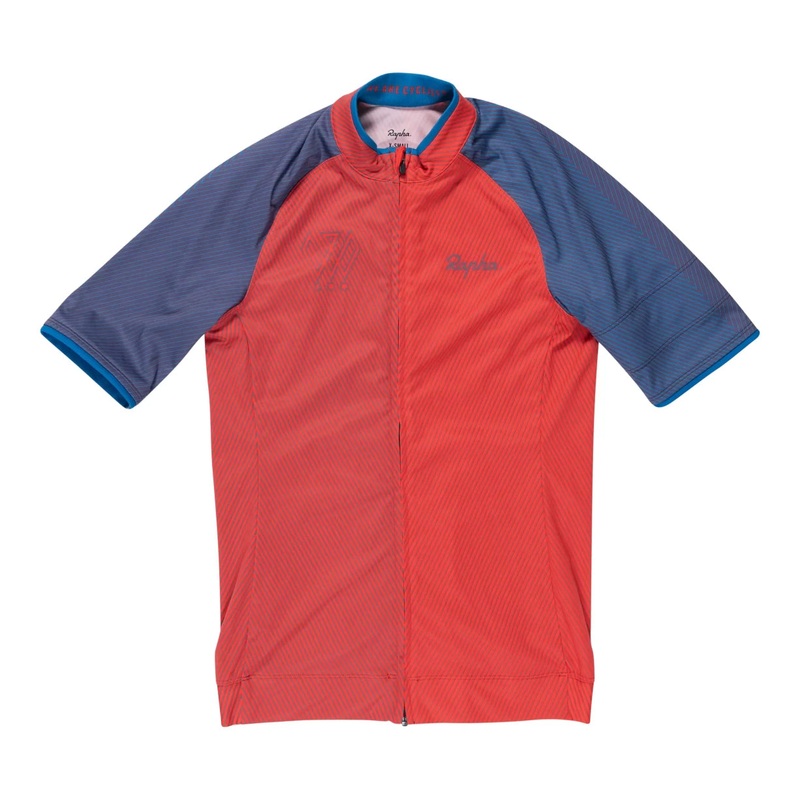 Rapha 100 Short Sleeve Jersey - Women's XS Red/Blue