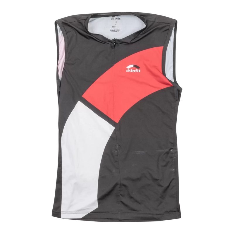 Skinfit Skinfit Sleeveless Tri Top - Women's S Black/Red