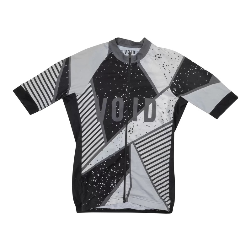 Void Abstract SS Cycling Jersey M Black/White