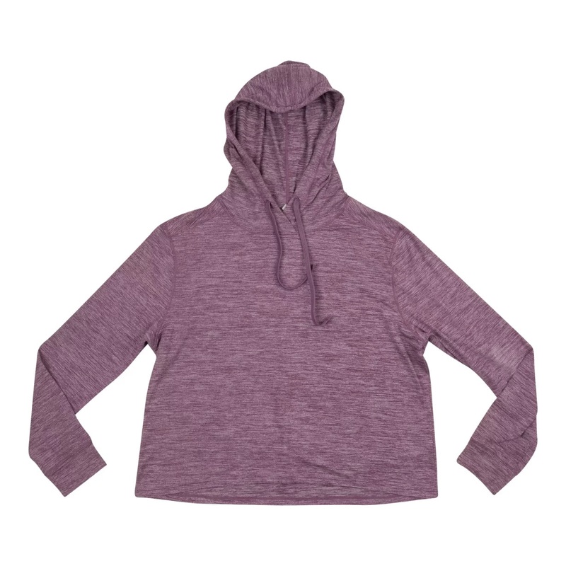 Zelle Hooded Long Sleeve Shirt - Women's S Purple