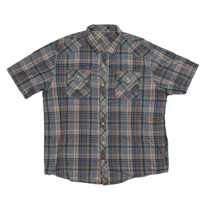 REI Co-op Short Sleeve Button Down XXL Plaid