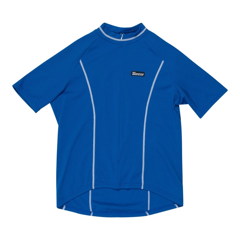 Santini Short Sleeve Cycling Jersey - Men's 3XL Blue