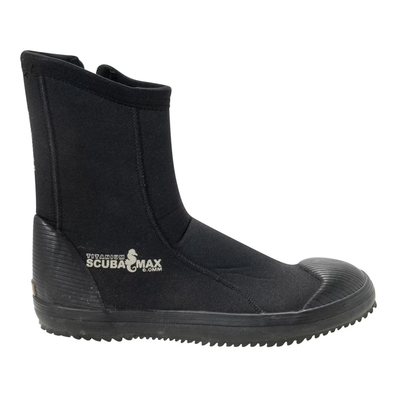 Scuba Max Reeftrack 6.0mm Neoprene Boot - Men's 7 Black