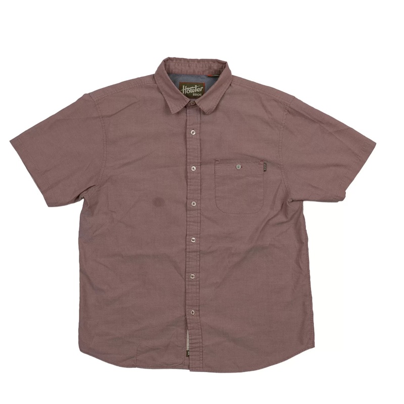 Howler Bros Mansfield Shirt - Men's M Rosa Red