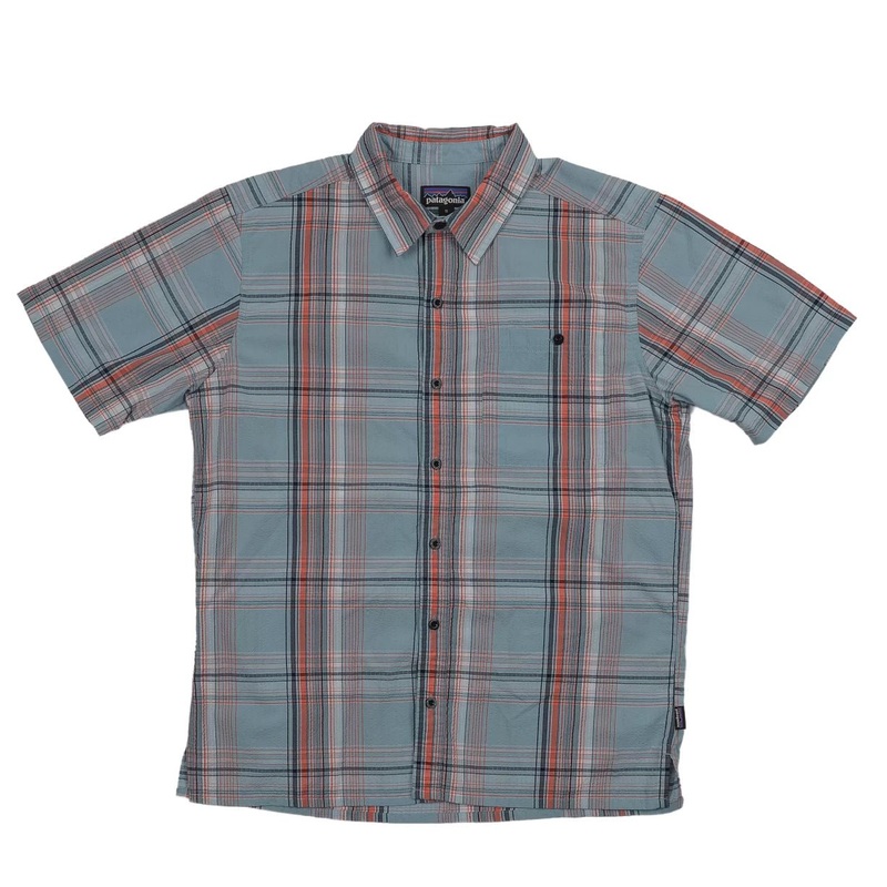 Patagonia Puckerware Shirt - Men's M Light Blue