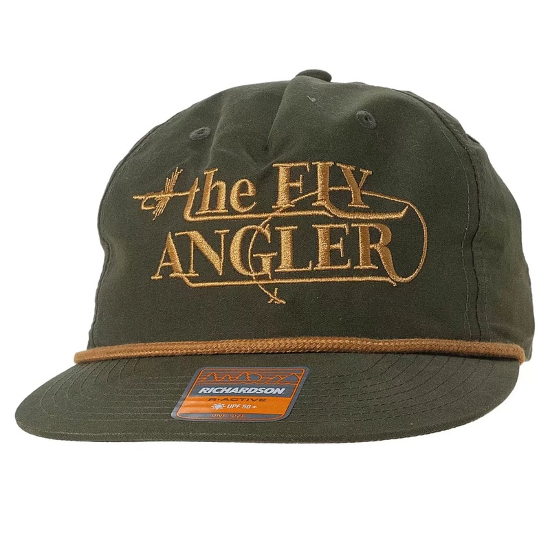 Richardson The Fly Angler Flat-Brim Cap Adjustable Green