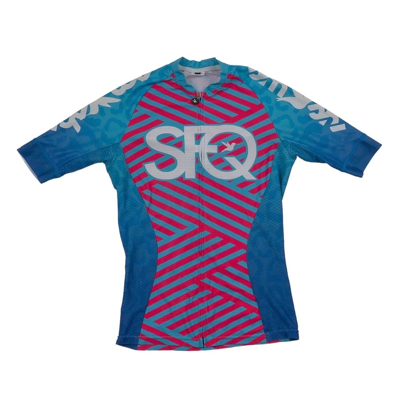 Smashfest Queen All-Seasons Cycling Jersey S Pink/Blue