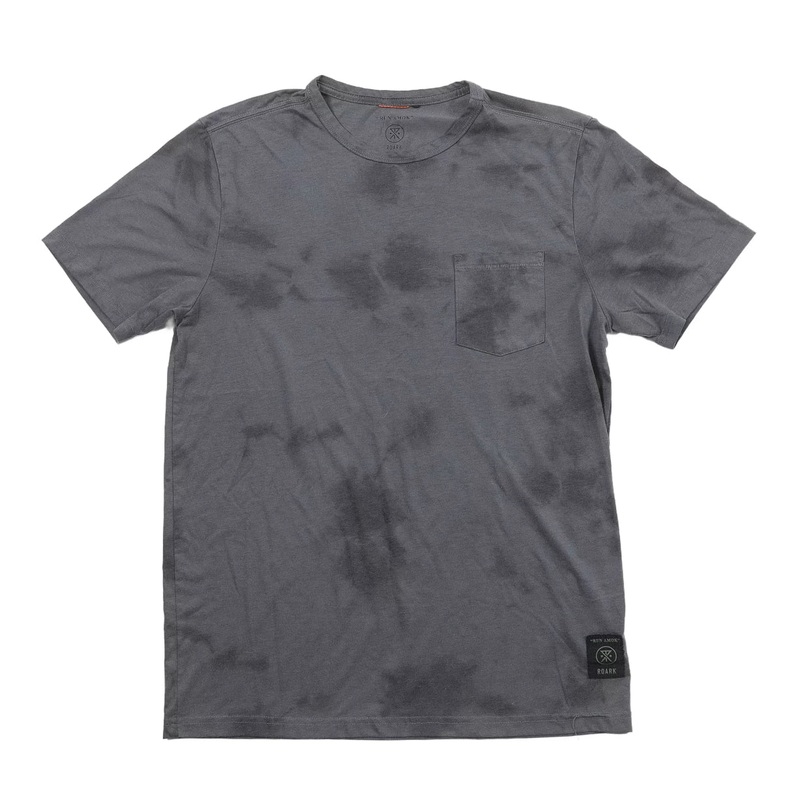Roark Mathis Pocket Short Sleeve Active Tee M Grey