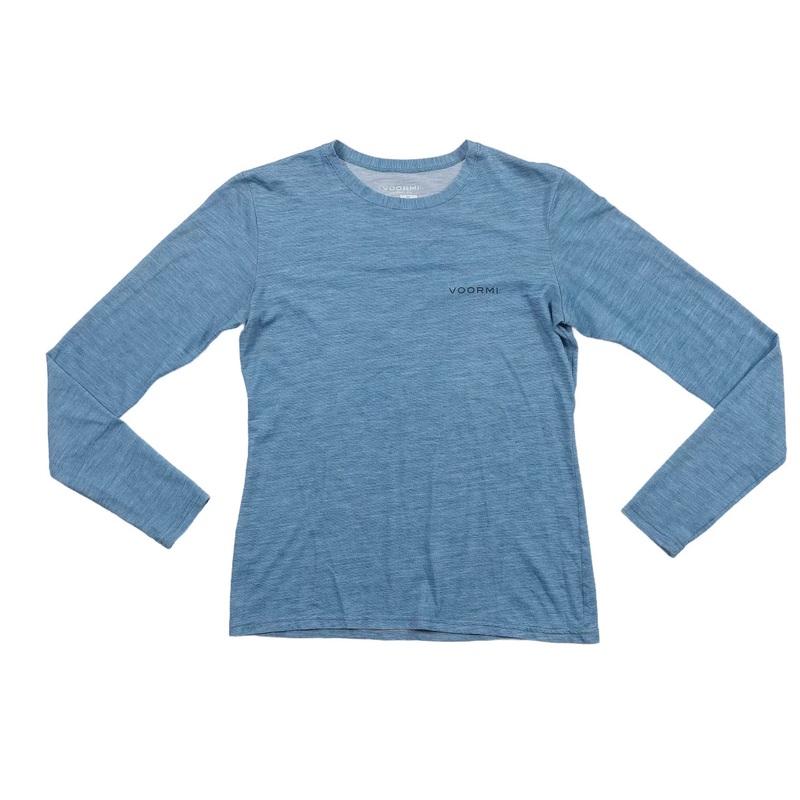 Voormi Long Sleeve Tech Tee S Blue