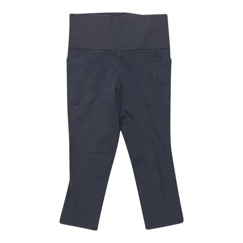 Athleta Salutation Stash High Rise Capri - Women's M Black