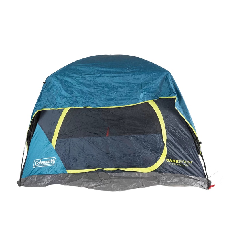 Coleman 4-Person Dark Room Skydome Camping Tent 4 Person Blue