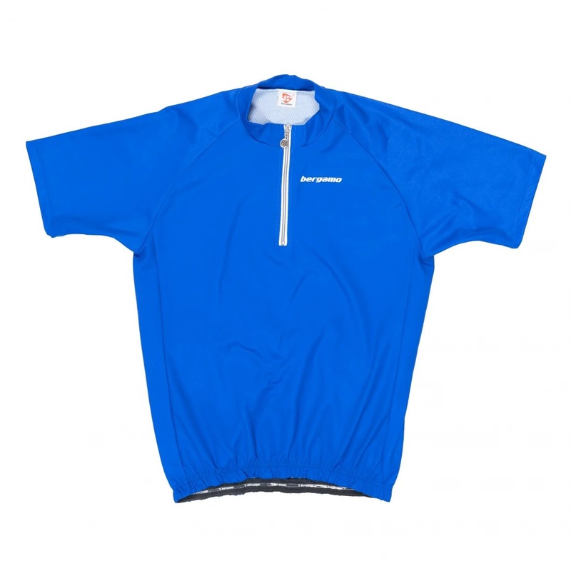 Bergamo 1/4 Zip Short-Sleeve Cycling Jersey - Men's 3XL Blue