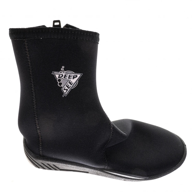 Deep See Surfing Booties - Youth L Black