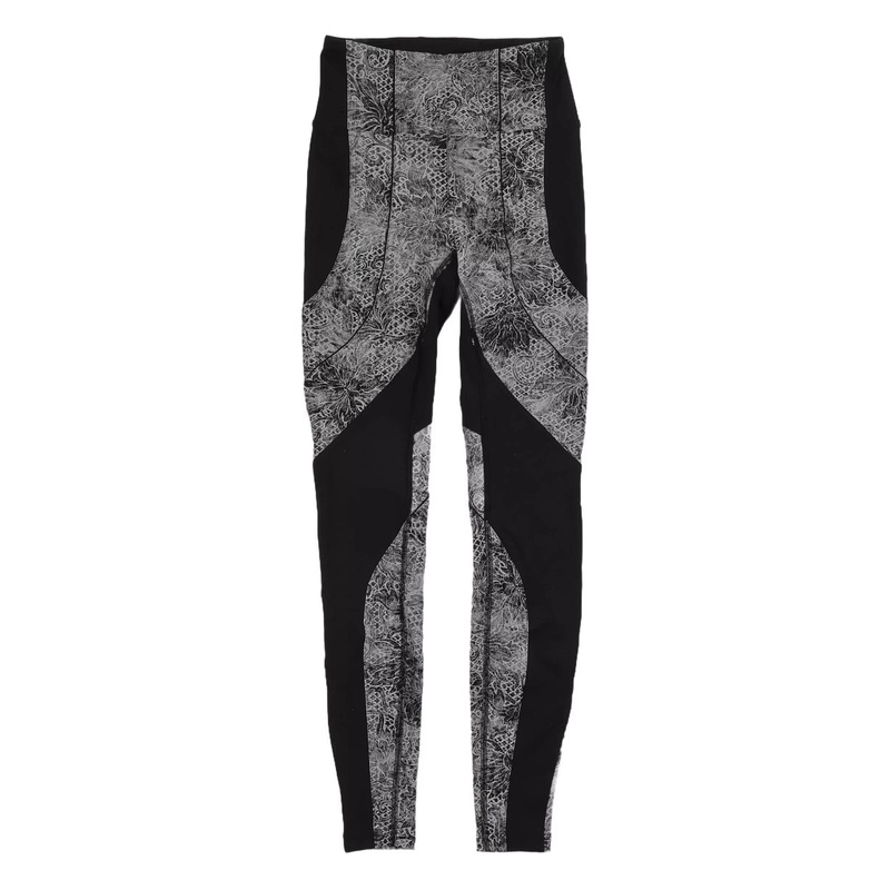 Lululemon Sweat & Repeat Leggings - Women's 4 Black/White