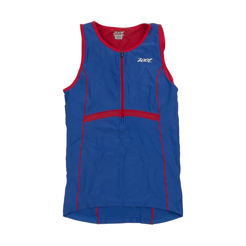 Zoot Triathlon Tri Tank Top - Women's L Blue/Red