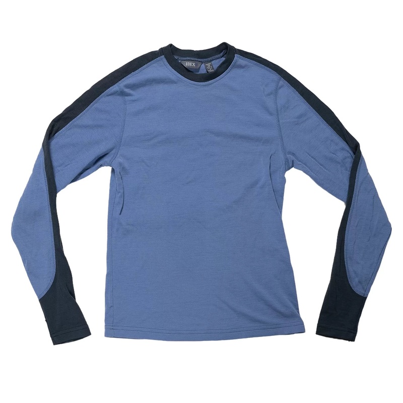 Ibex Long Sleeve Crew - Women's M Blue
