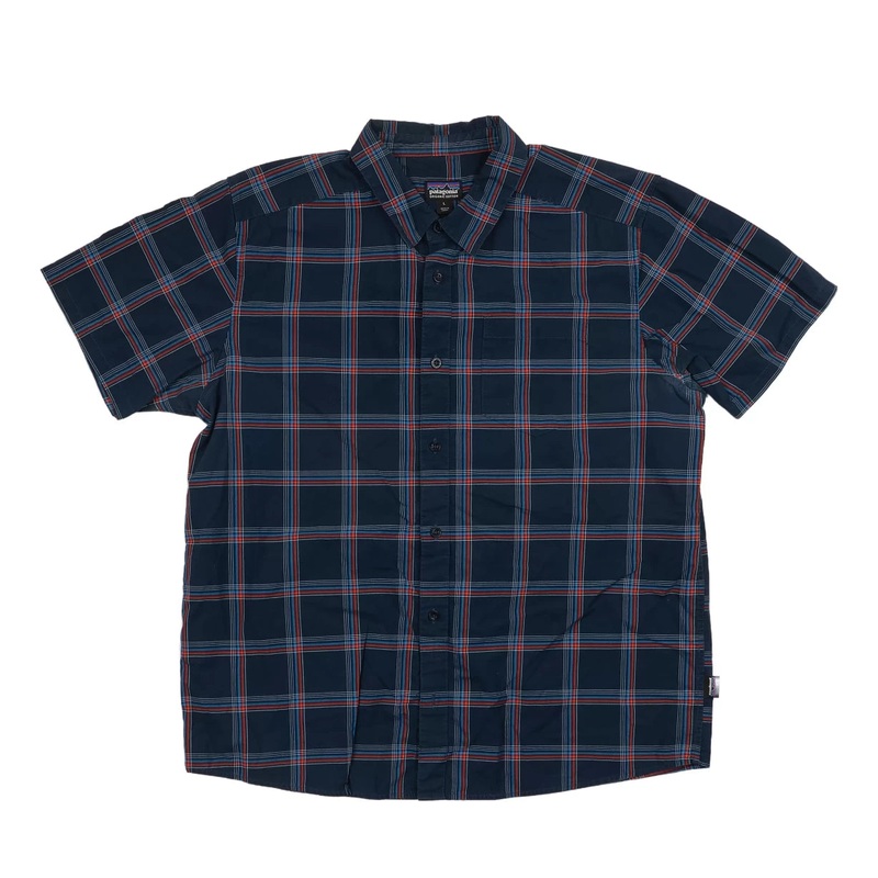 Patagonia Fezzman Shirt - Men's L Blue/Red