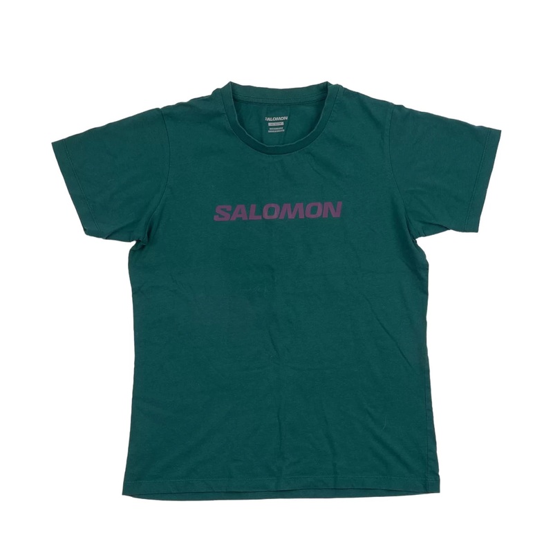 Salomon Logo Short Sleeve T-Shirt - Women's M Green