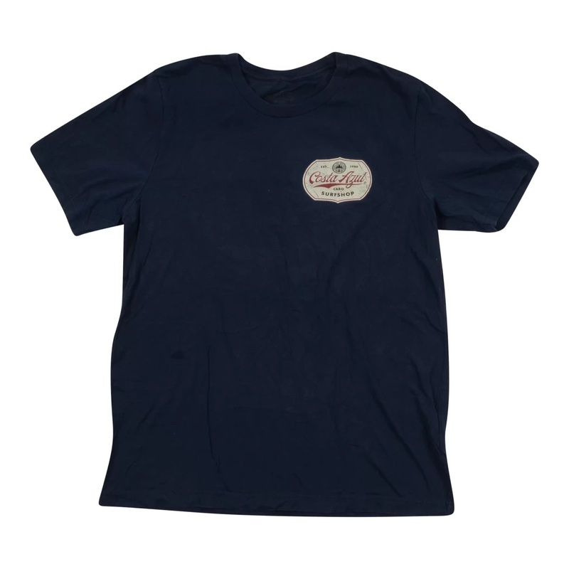 Costa Azul Surf Shop Logo Graphic Tee - Men's XL Blue