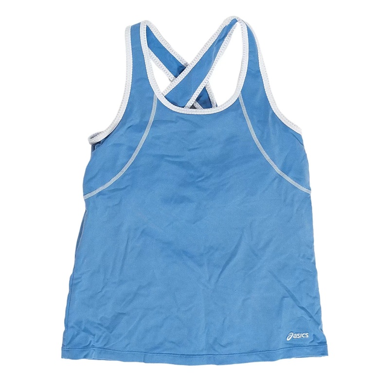 Asics Built In Bra Tank Top - Women's M Blue