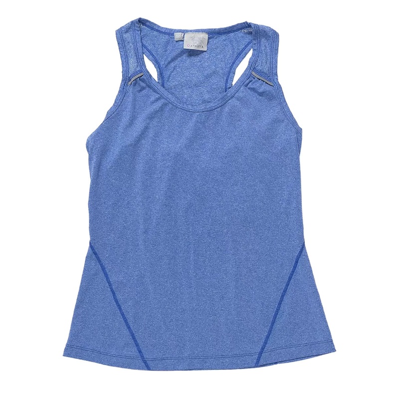 Athleta Lace Racerback Tank Top - Women's S Blue