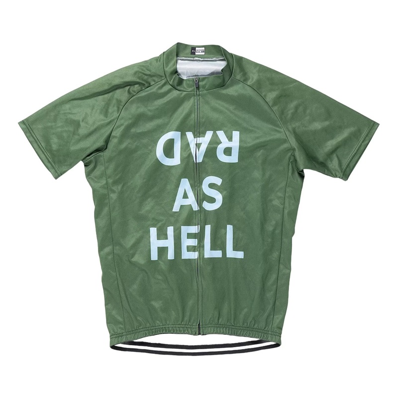 LOVE THE PAIN Bike Jersey - Men's XL Green