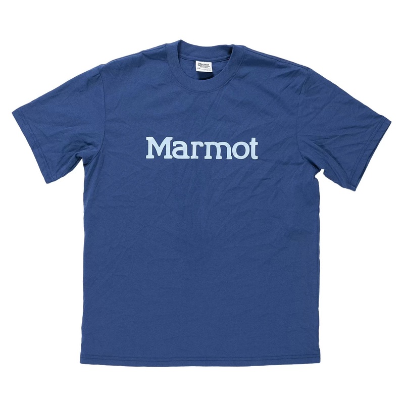 Marmot Logo Short-Sleeve T-Shirt M Blue