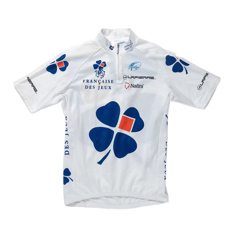 Nalini FDJ Team Bike Jersey - Men's S White
