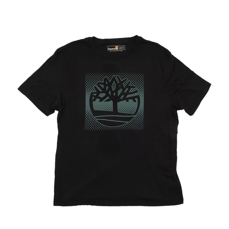 Timberland Front Seasonal Stack Logo T-Shirt XL Black