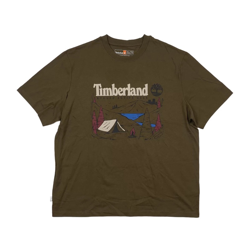 Timberland Rugged Active Gear T-Shirt XL Green