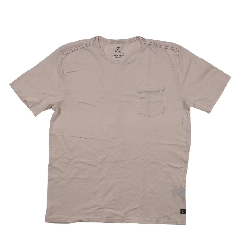 Roark Lightweight Pocket Tee - Men's M Pink